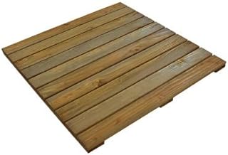 OOGarden - Dalle de terrasse bois Douglas - 100 x 100 cm - Ep. 44 mm