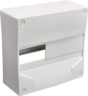 Coffret électrique - Tableau électrique étanche - Coffret tableau - Module électrique - Coffret vide - DEBFLEX Coffret Modulaire Vide 1 Rangée 13 modules 250X240X103mm Blanc