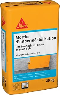 SIKA - Enduit fondation mortier d