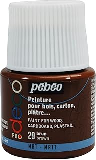Pébéo 204029 Déco Acrylique Mat 1 Flacon Brun 45 ml