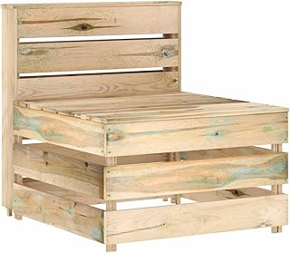 Canapé palette de milieu de jardin bois de pin imprégné